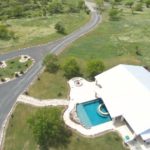 pool house aerial